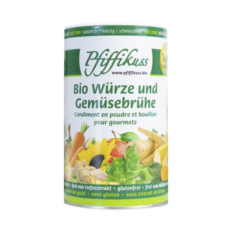 6x Pfiffikuss Streuwürze und Gemüsebrühe